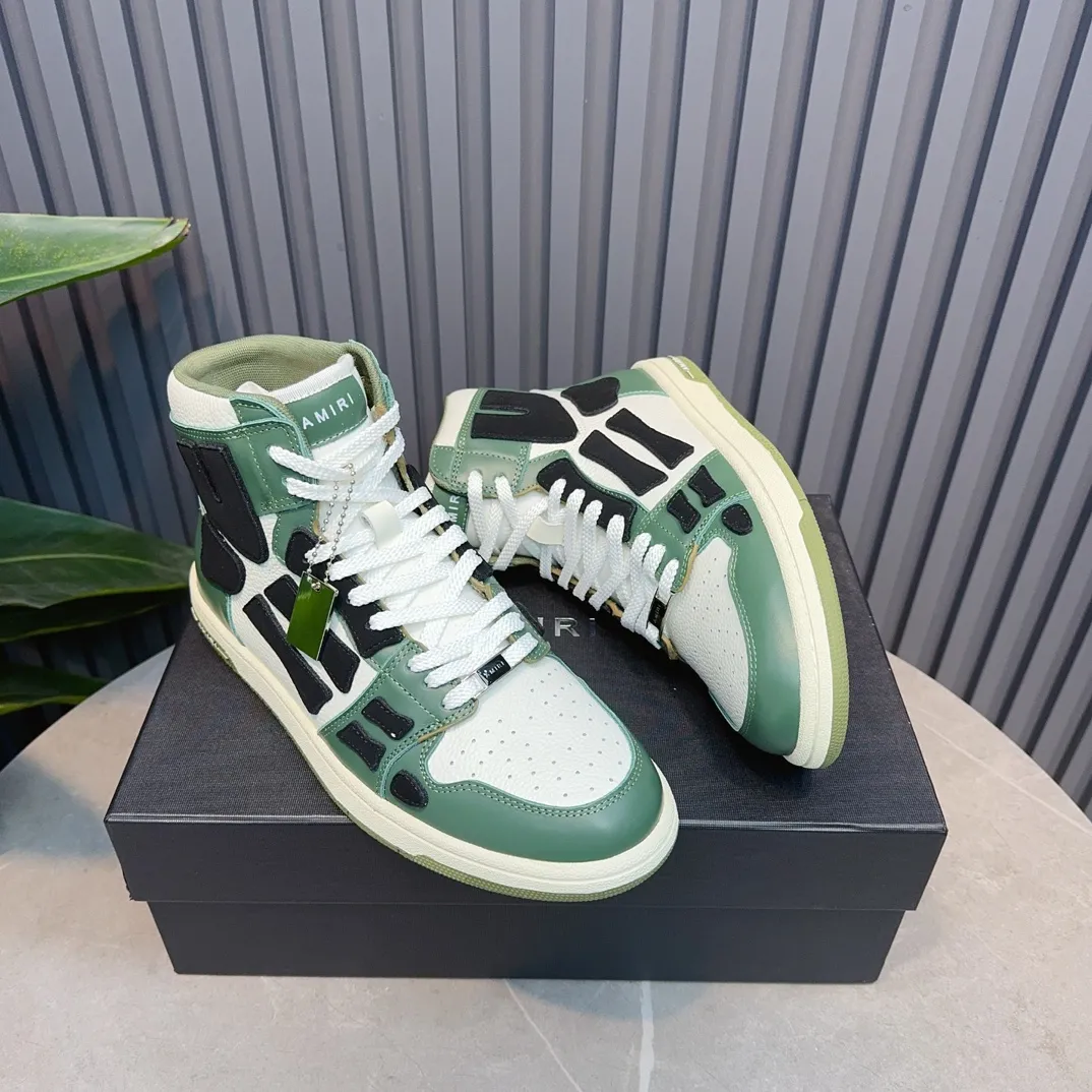 Men's shoes💰620💰 AMIRI AMIRI trendy brand hot sale🔥 Available all year round✅Couples💑 Official website synchronization Imported fabrics 1⃣️ratio 1⃣️Re-engraved, original factory special original sole, 35-45 (38.45. Non-refundable)